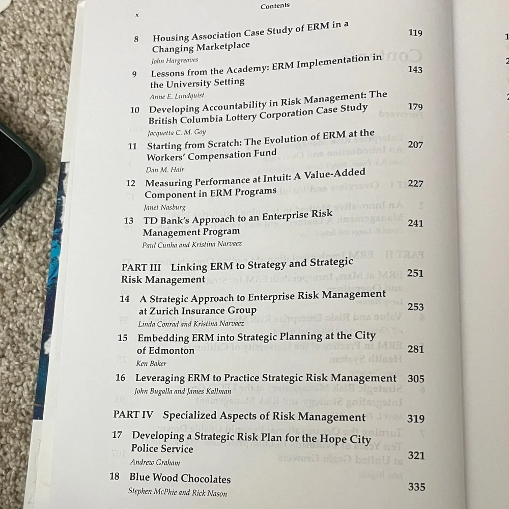 Implementing Enterprise Risk Management implementing enterprise